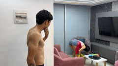 Finally I Was Left Alone with the Maid I Ended up Giving Her a Hard Fuck by Her Tight Ass