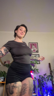 Wanna kiss or slap my ass?