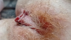My red pussy in close-up