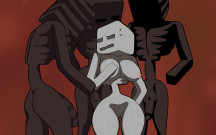 Minecraft 3 Black Skeletons and 1 White.porn Videos 2025