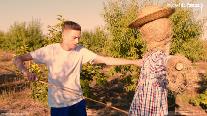 sex with Scarecrow: Young Farmer',s Forbidden Fantasy