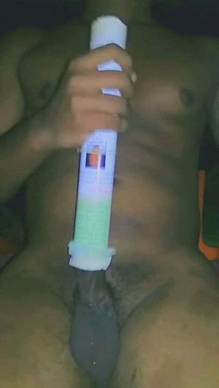 Indian teen boy masturbating in a rainy day