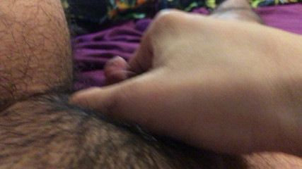 stroking &amp; cumming