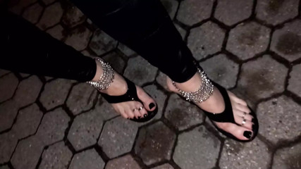 sexy feet and latex flip flops thumbnail
