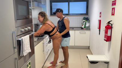 I Devour My Slutty Stepmother While She's Making Me Dinner