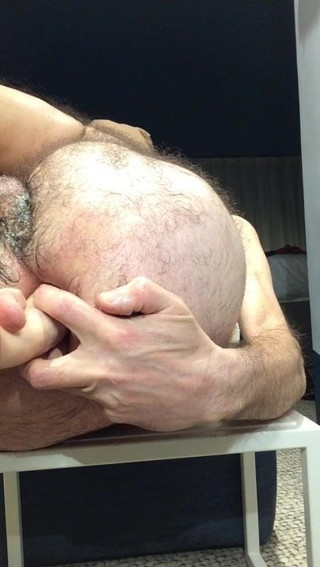 Glass tube anal and dildo pluged in the reverse