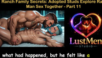 English Audio Gay Sex Story - Ranch Line Secrets: Adopted Studs Explore Raw Man Sex Together - Part 11