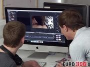 European teen lovers Casper Ellis and James Lewis ass fuck