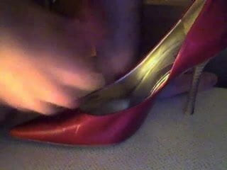 Shoejob Red and Black Pumps