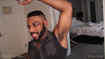 Uncut Hunk Jerks Off On The Floor