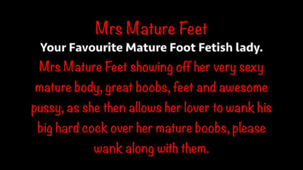 Mrs Mature Feet Wanking Her Friend While Both Naked 446