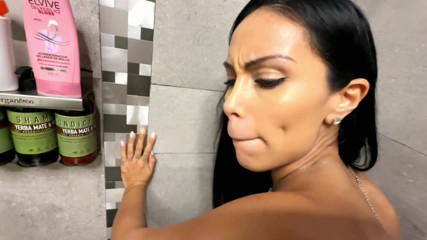 Hot Brunette Teases Him With Her Perfect Big Tits – Lana Myers