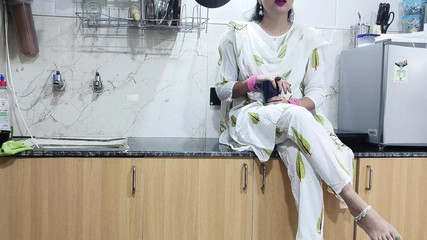 Horny Stepmom Saara fucks stepson's big cock instead of working out