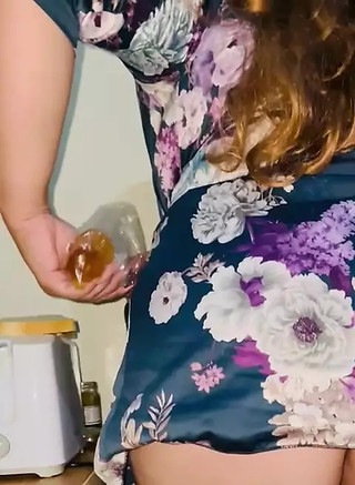 Eating Bread With Pineapple Jam From My Ass