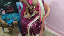 Amateur Desi Stepmom's Hardcore Chair Session with Her Thirsty Stepson - Rough Doggystyle &amp; Creampie