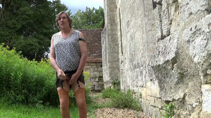 Transgender Travesti Sounding Dildo Lingerie Outdoor 145A