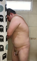 Shaving my balls and playing with my cock