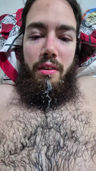 Milk From My Boobs on the Beard of My Neighbor