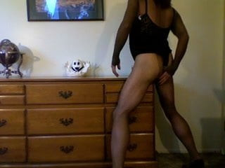 sissy with pantyhose tuck