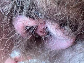 Hairy bush fetish video pov closeup