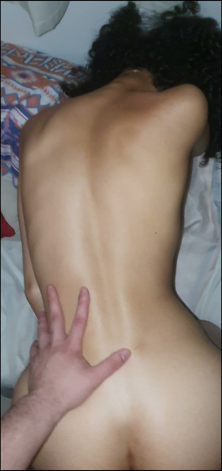 Her first time with a huge