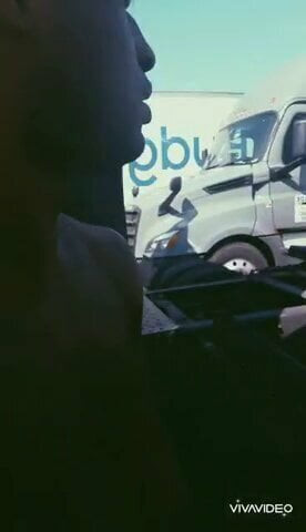 Travel to a truck stop for some butt naked action