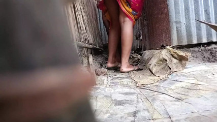 My wife and I were having sex in the corner of the room