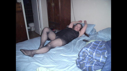 Slut Aunt Betty in Black