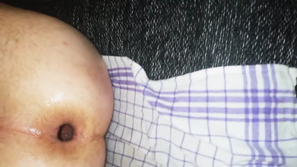 German Twink-Bottom cums huge load after hard deep and rough DildoFuck