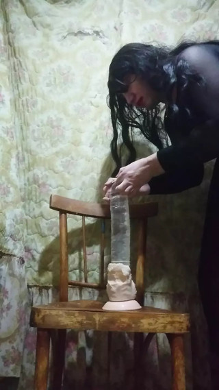 Lady Alice compilation 01 huge dildo and deep anal session. lingerie, pantihose, high heels, beautiful, close up, ass thumbnail