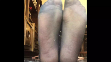 Soles with black pantyhose amateur