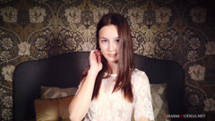 Glamour Model Anna with Transparent Lingerie Video