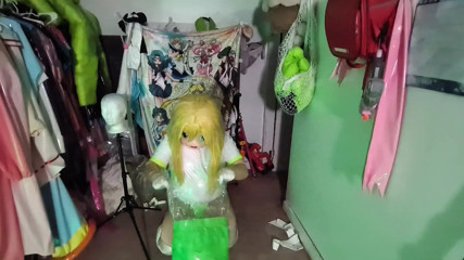 Kigurumi Roll Gym Uniform Breathplay Hood and Socks