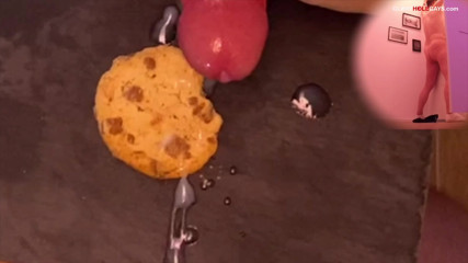 Gloryhole Stepdaddy Cums on a Cookie - and I Swallow More Than That