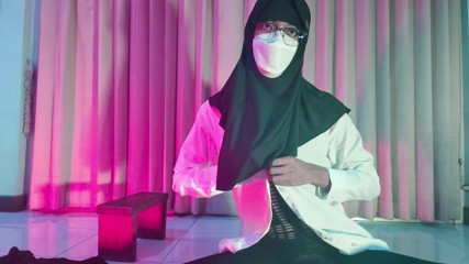 hijab student masturbation