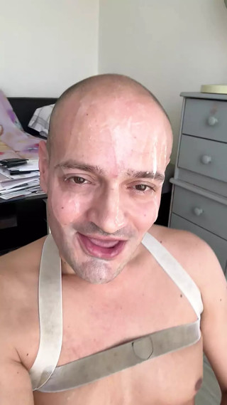 Spit and cum