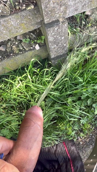 Compilation of Me Taking Long Naughty Piss in Park