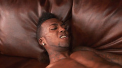 All in black sex for two black studs