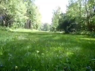 running naked in the park