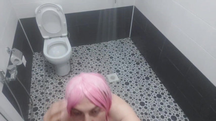 Stunning Trans Girl Holding Bouquet Of Wildflowers