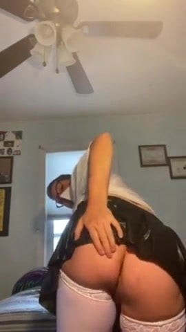 Grandma Christine showing her pussy and ass