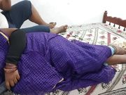 Desi Tamil stepmom shared a bed for her stepson he take over advantage and hard fucking