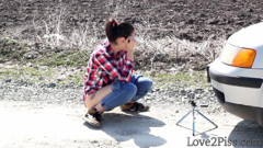 Peeing on the side of the road and many other places - compilation