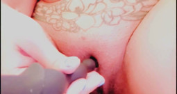 Squirting with Toy