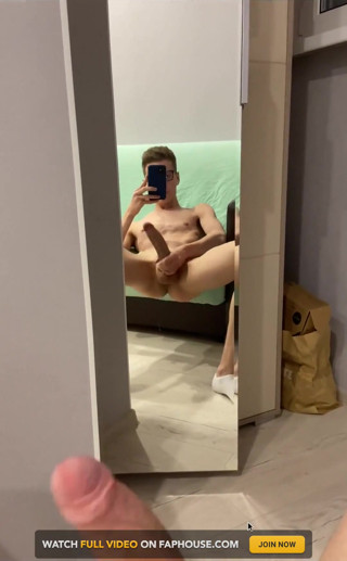 Jerk off in Front of the Mirror