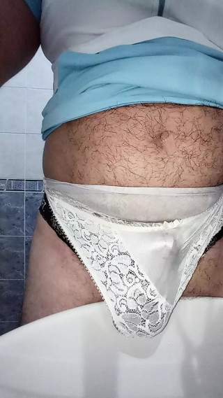 My wife lingerie cum