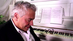Horny piano lesson with final surprise!