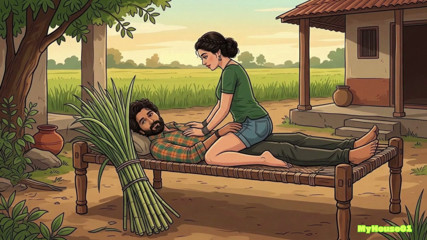 Dr Srivalli Bhabi Comes house of Pushpa Bhai and Outdoor sex cartoon India