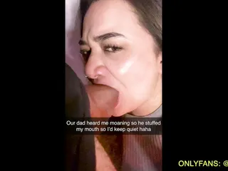 Cheating Girlfriend Fucks Her REAL Stepbrother on Snapchat