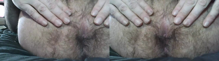 3D CLOSE UP Hairy Asshole 3D SBS VR180